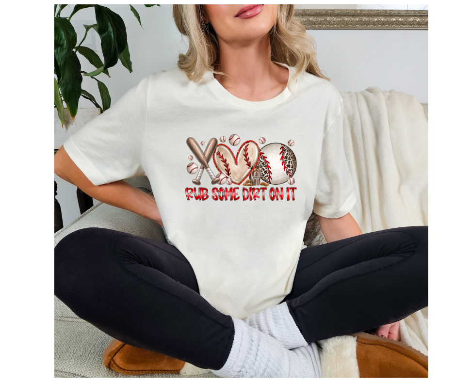 Rub some dirt on it baseball Tee
