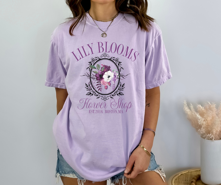 lily bloom flower shop Lily Bloom's Flower Shop Tshirt – Lost In The Woods Apparel