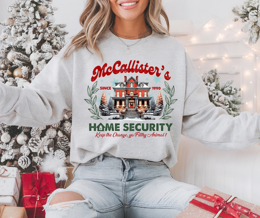 McCallister's Home Security Crewneck