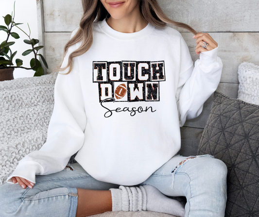 Touch Down Season crewneck sweatshirt