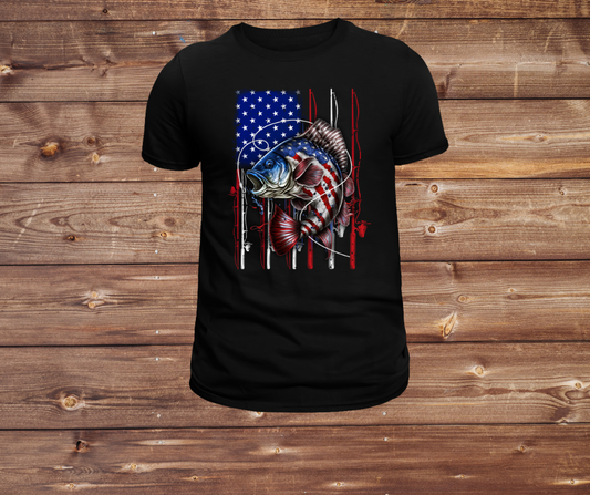 Men's USA bass T-Shirt