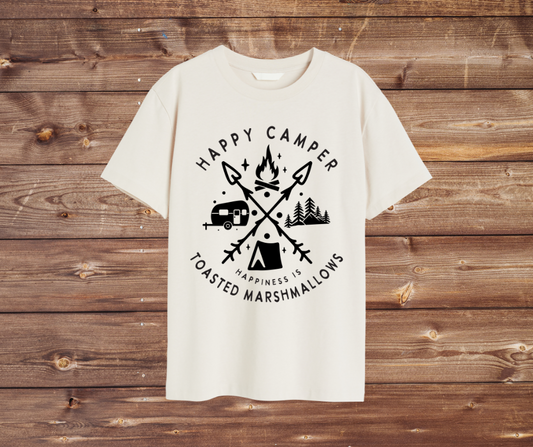 Happy Camper Toasted Marshmallows Tshirt