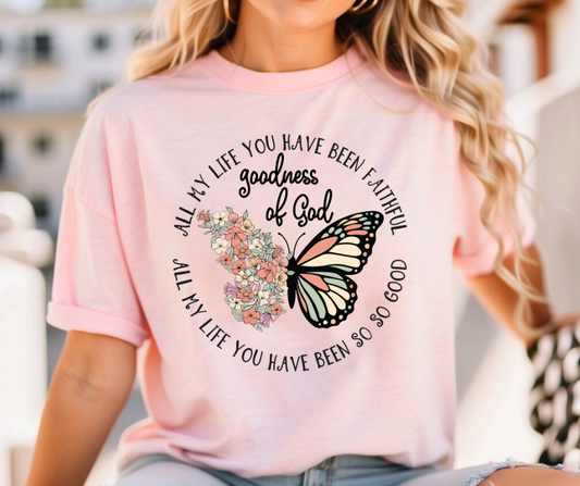 Women's Faith Goodness of God T-shirt